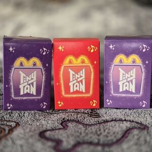 New Tiny Tan McDonald’s Toy (Set of 3) McDonald's